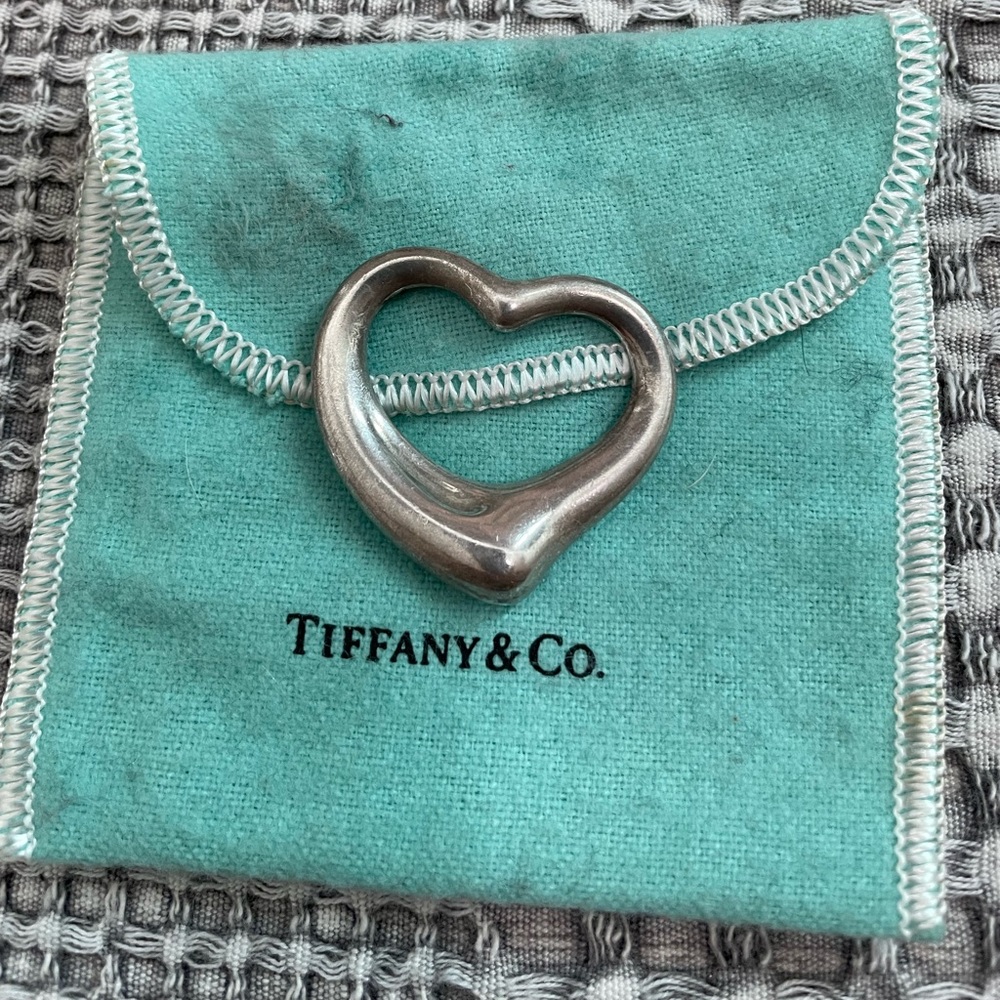 Elsa Peretti Open Heart Necklace pendant